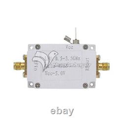 0.5-3.5GHz LNA Low Noise Amplifier 45dB 180mA f/ RF Radio GPS Beidou GLNSS