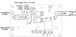 10W HF/6M PA 13.5v RF Power Amplifier for HAM radio, AM CW SSB FM FT8