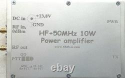 10W HF PA 13.5v RF Power Amplifier for HAM radio, AM CW SSB FT8