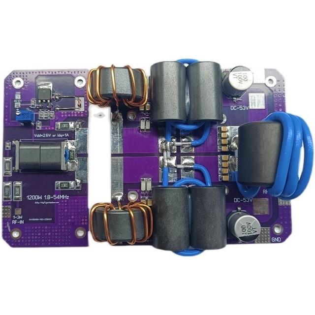 1200w 1.8-54mhz Sw Shortwave Power Amp Board Hf Amplifier Kit Mrfx1k80h Blf188