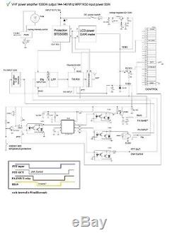 144 148 MHz linear amplifier 2 meters LDMOS 1000W