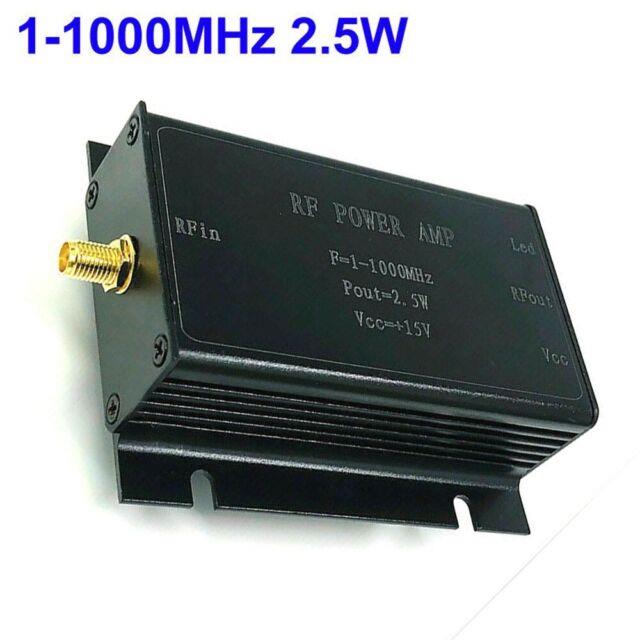 1-1000mhz 2.5w Hf Vhf Uhf Fm Transmitter Rf Broadband Amplifier Amp Ham Radio