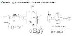 1.2 KW LDMOS power amplifier boards 1.8-54MHz HF BLF188XR BLF578 MRF1K50 MRF1K8