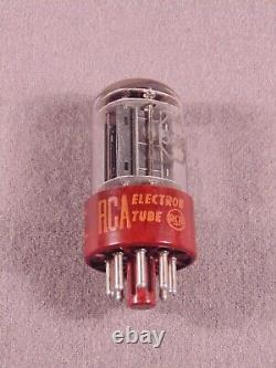 1 5692 RCA Red Base CB Ham HiFi Radio Amplifier Vintage Vacuum Tube Code 63-04