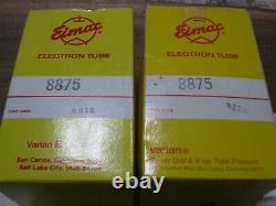 1 PAIR NIB EIMAC VARIAN 8875 TRIODE Latest Version DENTRON MLA-2500