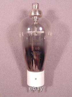 1 T 55 TAYLOR Ceramic Base Globe HiFi Ham Radio Amplifier Vintage Vacuum Tube