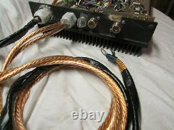 1 X 8 LINEAR AMPLIFIER w ORIG. TOSHIBA 2SC2879's 8 MATCHED 4A's with HEAVY SINK