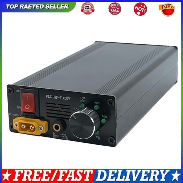 2mhz-30mhz 50w Intelligent Portable Shortwave Hf Power Amplifier With 4-gear