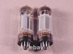 2 6CB5A RCA TV CB Ham Radio Amplifier Vintage Vacuum Tubes Matching Codes MI NOS