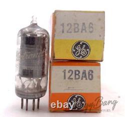 2 General Electric 12BA6/HF93/CV1928 Pentode RF Amplifier Radio Valve- BangyBang