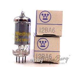 2 Westinghouse 12BA6/HF93/CV1928 Pentode RF Amplifier Radio Audio Vacuum Tube Va