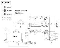 300W HF amplifier input 0.3W for SDR Hermes Angelia SSB CW with lpf VRF2933