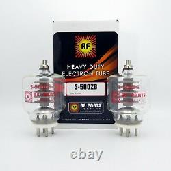 3-500ZG RF Parts Company SELECT GRADE Matched (2) Tubes with One Year Warranty