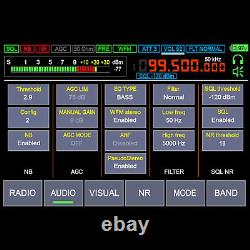 3.5Inch DSP2 SDR Malachite Radio Receiver 10kHz-380MHz 404MHz-2GHz Radio Speaker