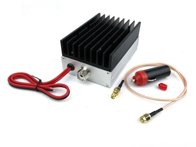 400mhz-470mhz 25w Uhf Ham Radio Power Amplifier For Interphone Car Radio #a6-12