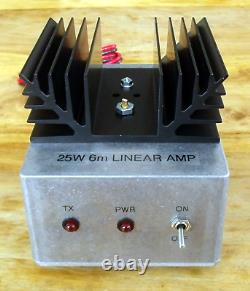 50MHz (6m) Linear Amplifier for FT690, 2.5W in 25W out. Made in Dorset UK