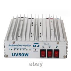 50W Dual Band VHF&UHF Power RF Amplifier Linear only use FM UV Bi-Band Amplifier