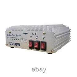 50W Dual Band VHF&UHF Power RF Amplifier Linear only use FM UV Bi-Band Amplifier 50W Dual Band VHF&UHF Power RF Amplifier Linear only use FM UV Bi-Band Amplifier