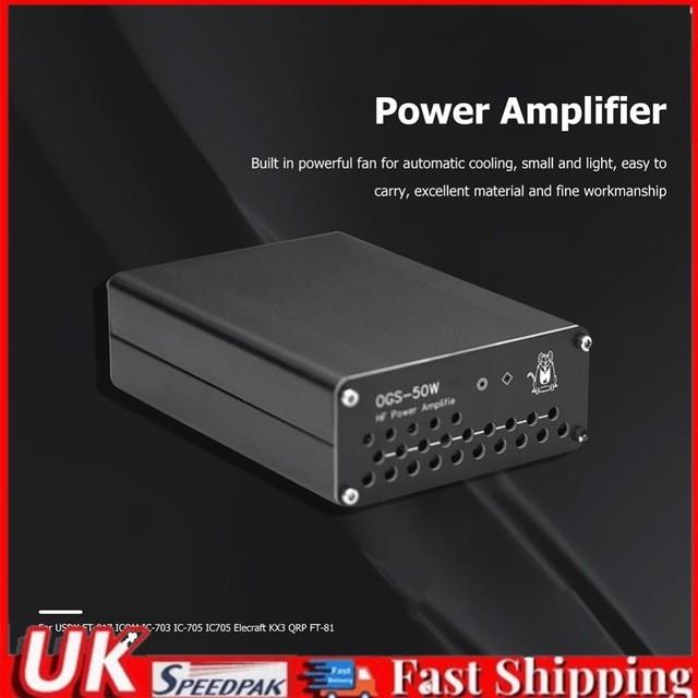 50w Hf Amplifier With Tx/rx 3-24mhz Power Amp Plastic For Elecraft Kx3 Qrp Ft-81