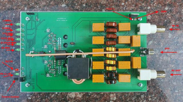 50w Hf Power Amplifier Pa Withlpf, Ft-817 Icom-703 Icom-705 Elecraft Kx3