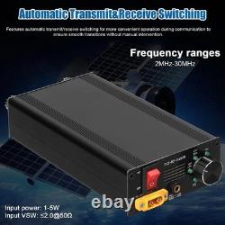 50W Portable Shortwave Amplifier with 4-Gear LPF Automatic Transmit &6526