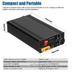 50W Portable Shortwave Amplifier with 4-Gear LPF Automatic Transmit &6526