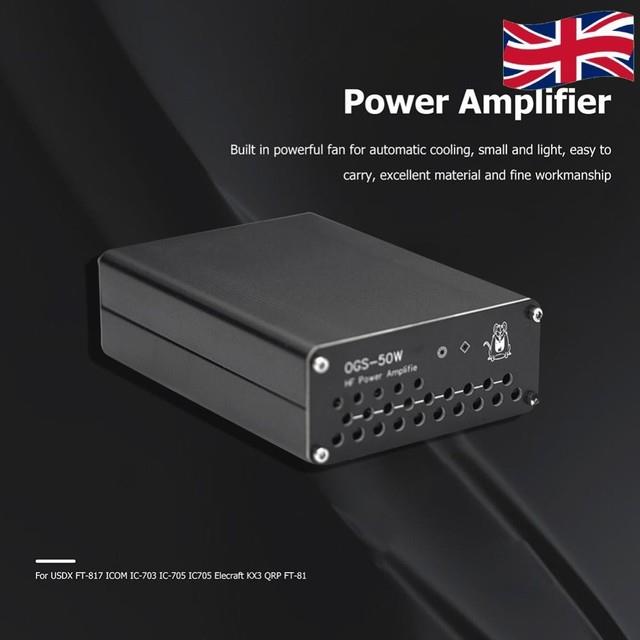 50w Power Amplifier With Tx/rx 3-24mhz Hf Amp 13.8v For Icom Ic-703 Ic-705 Ic705