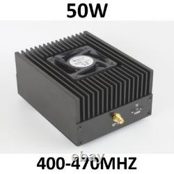 50W UHF 400-470MHZ Ham Radio Power Amplifier For Interphone DMR DPMR P2S C4FM