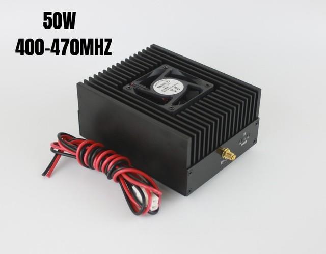 50w Uhf 400-470mhz Ham Radio Power Amplifier For Interphone Dmr Dpmr P2s C4fm