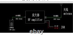 50W UHF 400-470MHZ Ham Radio Power Amplifier for Interphone DMR DPMR P2S C4FM