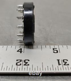 50 Vintage IEH 12-Pin Compactron Vacuum Tube Sockets Ham Radio Amplifier Black