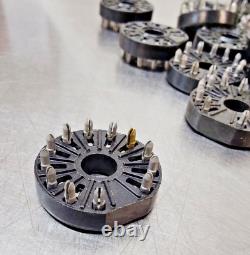 50 Vintage IEH 12-Pin Compactron Vacuum Tube Sockets Ham Radio Amplifier Black