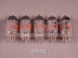 5 12U7 PHILCO USA Ham HiFi TV Radio Amp Vacuum Tubes Codes 15 09 61 37 NOS