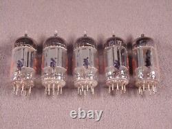 5 12U7 PHILCO USA Ham HiFi TV Radio Amp Vacuum Tubes Codes 15 09 61 37 NOS