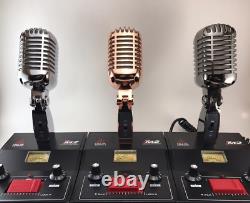 5 Pin Cobra 2000GTL DELTA M2 BLACK CHROME AMPLIFIED BASE MICROPHONE CB HAM MIC