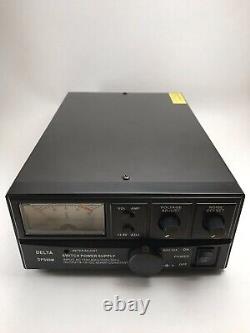 60 Amp Power Supply DELTA DPS60M 12v AC/DC with Variable Voltage For Ham CB Radio 60 Amp Power Supply DELTA DPS60M 12v AC/DC with Variable Voltage For Ham CB Radio