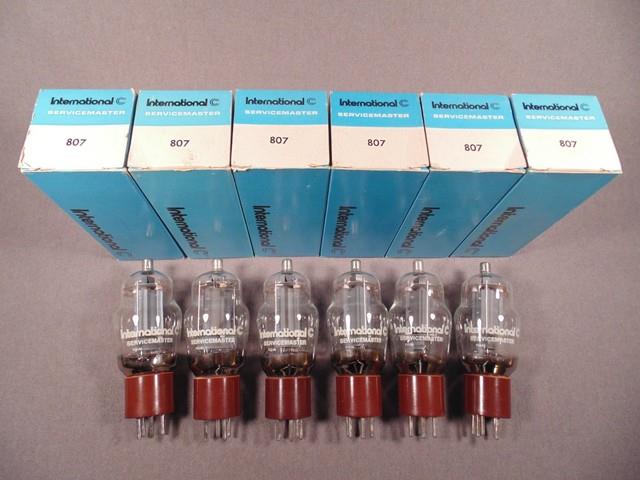 6 807 International Servicemaster Italy Hifi Ham Radio Amp Vacuum Tubes Nos Sale