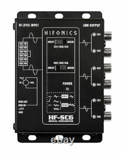 6-Channel High To Low Level Converter with summing function Auto on HIGH END