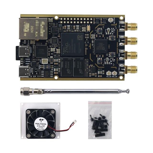 70mhz-6ghz Zynq7020+ad9363 Sdr Development Board With Cooling Fan For Pluto Sdr