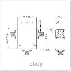868MHz 865-870MHz LoRa Helium Frequency Microwave Ferrite Circulator Splitter