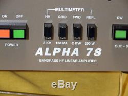 ALPHA 78 ETO 10-160 Meter Linear 3-8874's with Orig Manual, original boxes