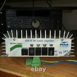 AMPLIFICATORE HF/CB LINEARE della RM ITALY mod. KL501 con PTT da 3 MHz. A 30 MHz