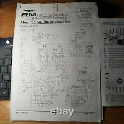 AMPLIFICATORE HF/CB LINEARE della RM ITALY mod. KL501 con PTT da 3 MHz. A 30 MHz