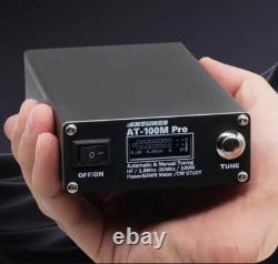 ANTUNER AT-100M Pro 100W 1.8MHz-30MHz QRP Antenna Tuner SWR Power Meter