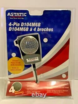 ASTATIC D104 POWER MIC MICROPHONE D104M6B AMPLIFIED wired to fit your radio