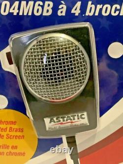 ASTATIC D104 POWER MIC MICROPHONE D104M6B AMPLIFIED wired to fit your radio