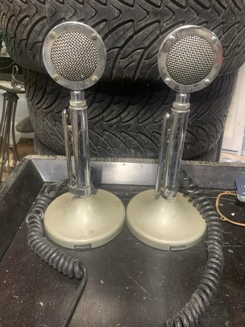 Astatic T-ug8 D-104 Pre-amplified Base Microphone Cb Ham Radio 4 Pinuntested