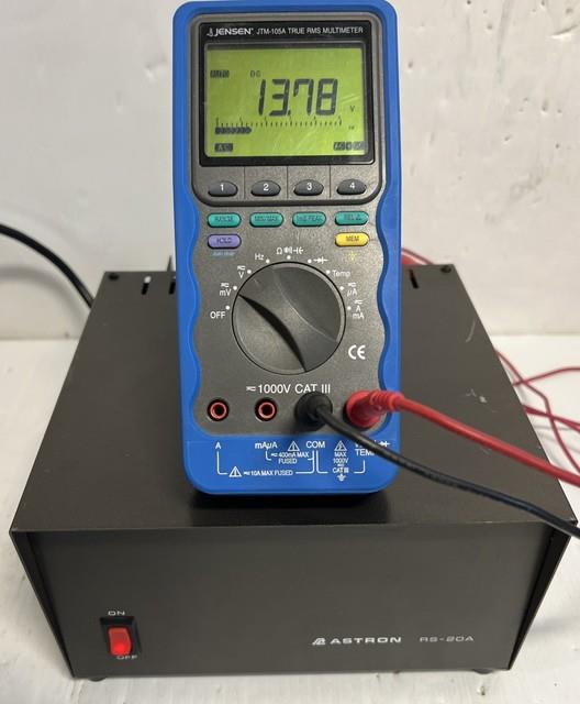 Astron Rs-20a Linear Dc Power Supply, 13.8vdc 20a Max Tested Works 30 Day Return