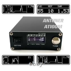 AT100M 1.8-30MHz 100W HF Antenna Tuner SWR Meter Power Meter