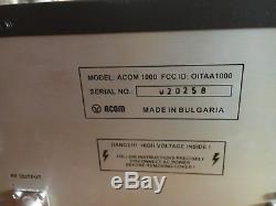 Acom 1000 HF + 6M 1000W Linear Amplifier, Excellent Condx